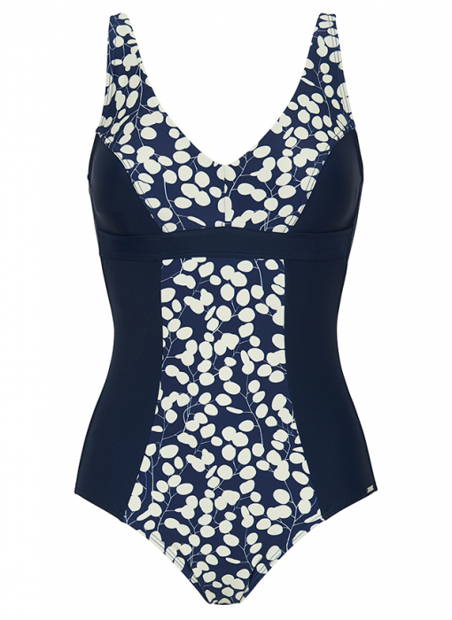 English Garden Swimsuit, Blue/White