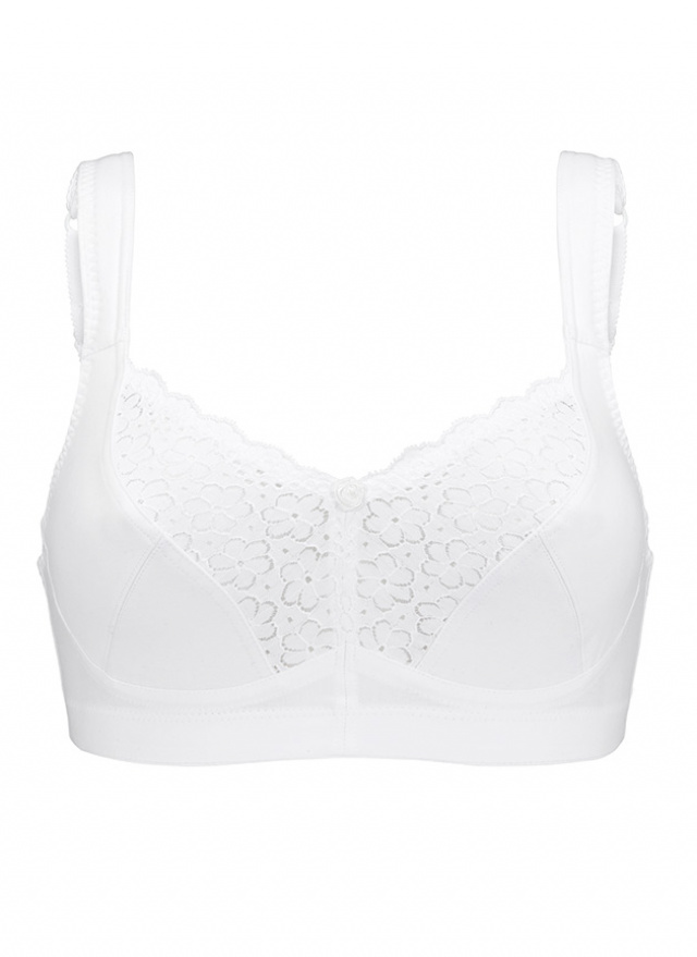 Reliable Soft bra, White