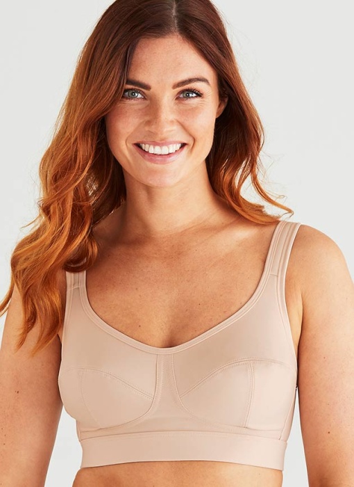 Closeness Soft bra, Beige in the group Bra / Bra with side support at Underwear Sweden AB (100096-2220)