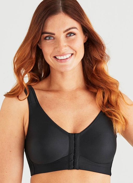 Clean Curves Soft bra, Black in the group Bra / Front closure bra at Underwear Sweden AB (100097-9000)