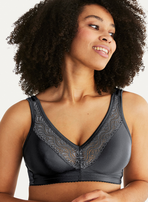 Stars Soft bra, Antracite in the group WOMEN / Collections / Stars at Underwear Sweden AB (12350-8900)