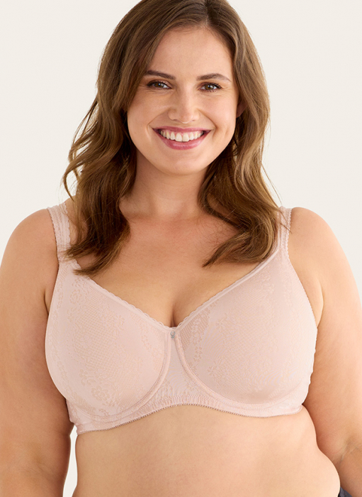 Adamo Basic Padded Wired bra, Beige in the group WOMEN / Collections / Adamo Basic at Underwear Sweden AB (17570-2220)