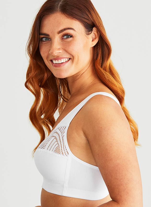 Whisper Soft bra, White