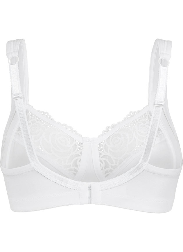 Delight Cotton Soft bra, White