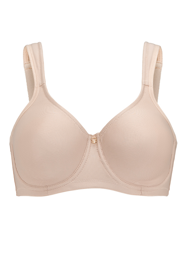 Clean Curves Wire bra Moulded cups, Beige