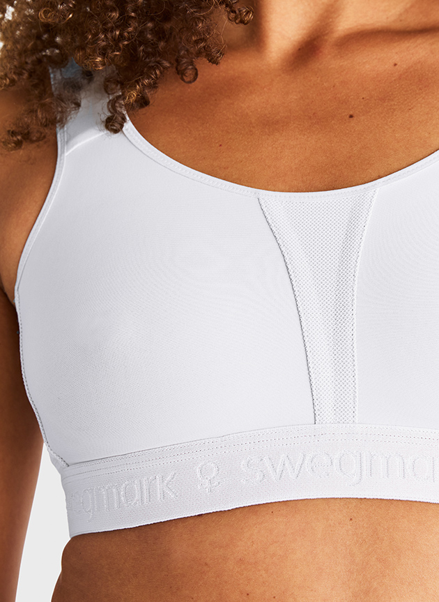 Kimberly Iconic Sports bra, White