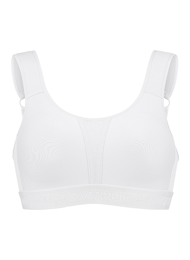 Kimberly Iconic Sports bra, White
