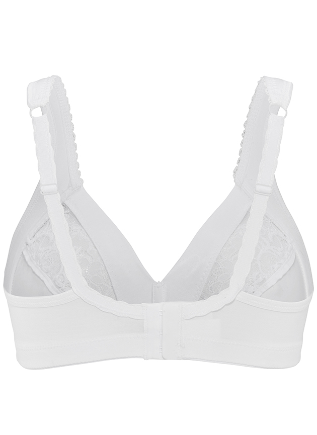 Organic Exclusive Soft bra, White