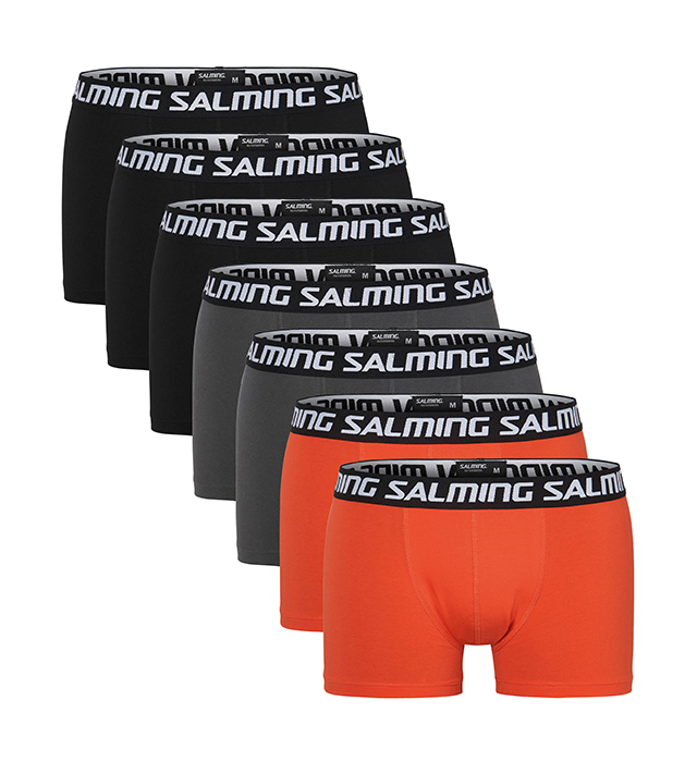 Sarek 7-pack boxer, Black/Grey/Orange