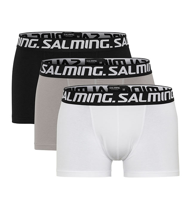 Sam 3-pack boxer, White/Zinc/Black