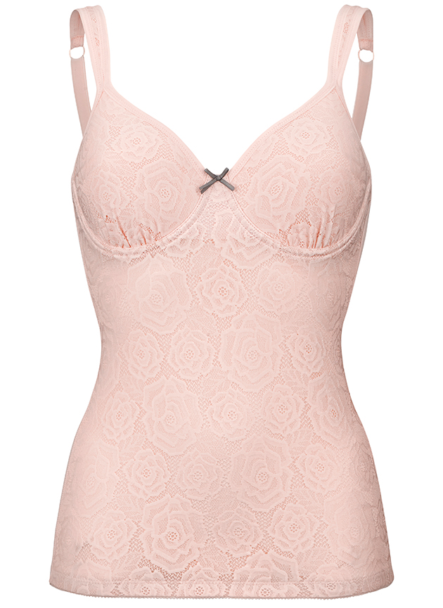 Delicate Rose Shape top, Dusty Pink 