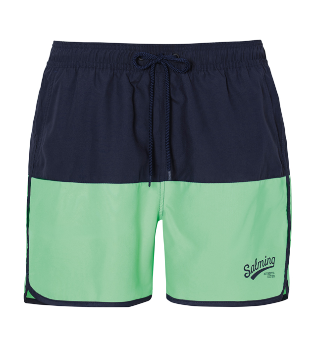 Cooper Swim shorts, Navy/Light Green